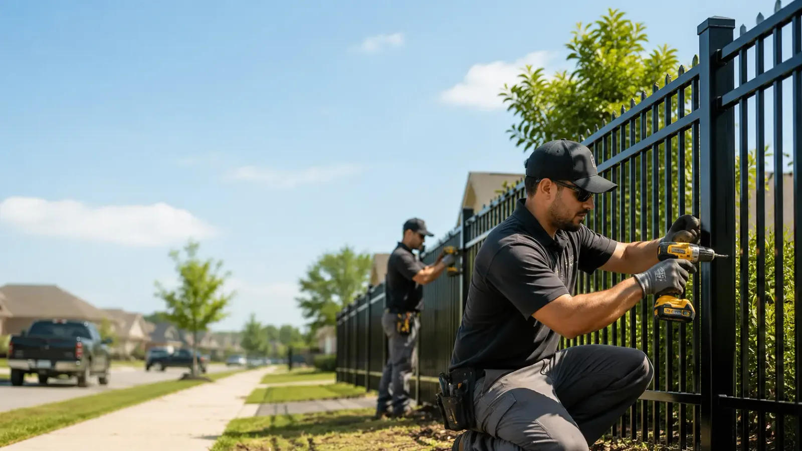 Metal Fence Installation in Warrensburg, NY
